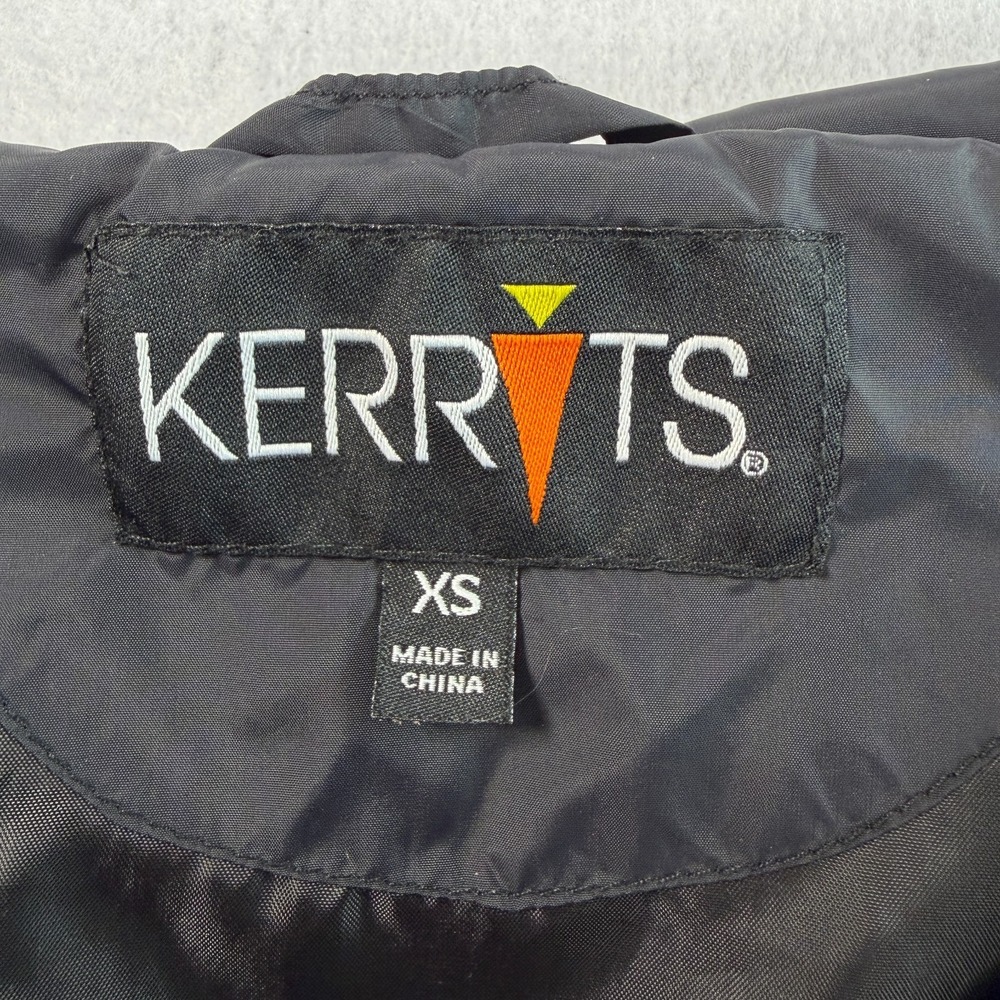 Kerrits Womens Quilted Riding Vest Sz XS Black Equestrian Full Zip Lightweight - Picture 9 of 10